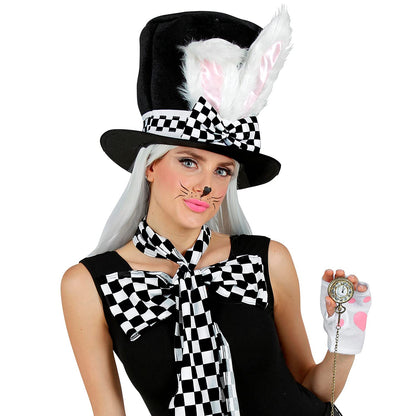 WIDMANN MILANO Party Fashion 10021 - Joben cu urechi de iepure modelabile, carnaval, petrecere tematică