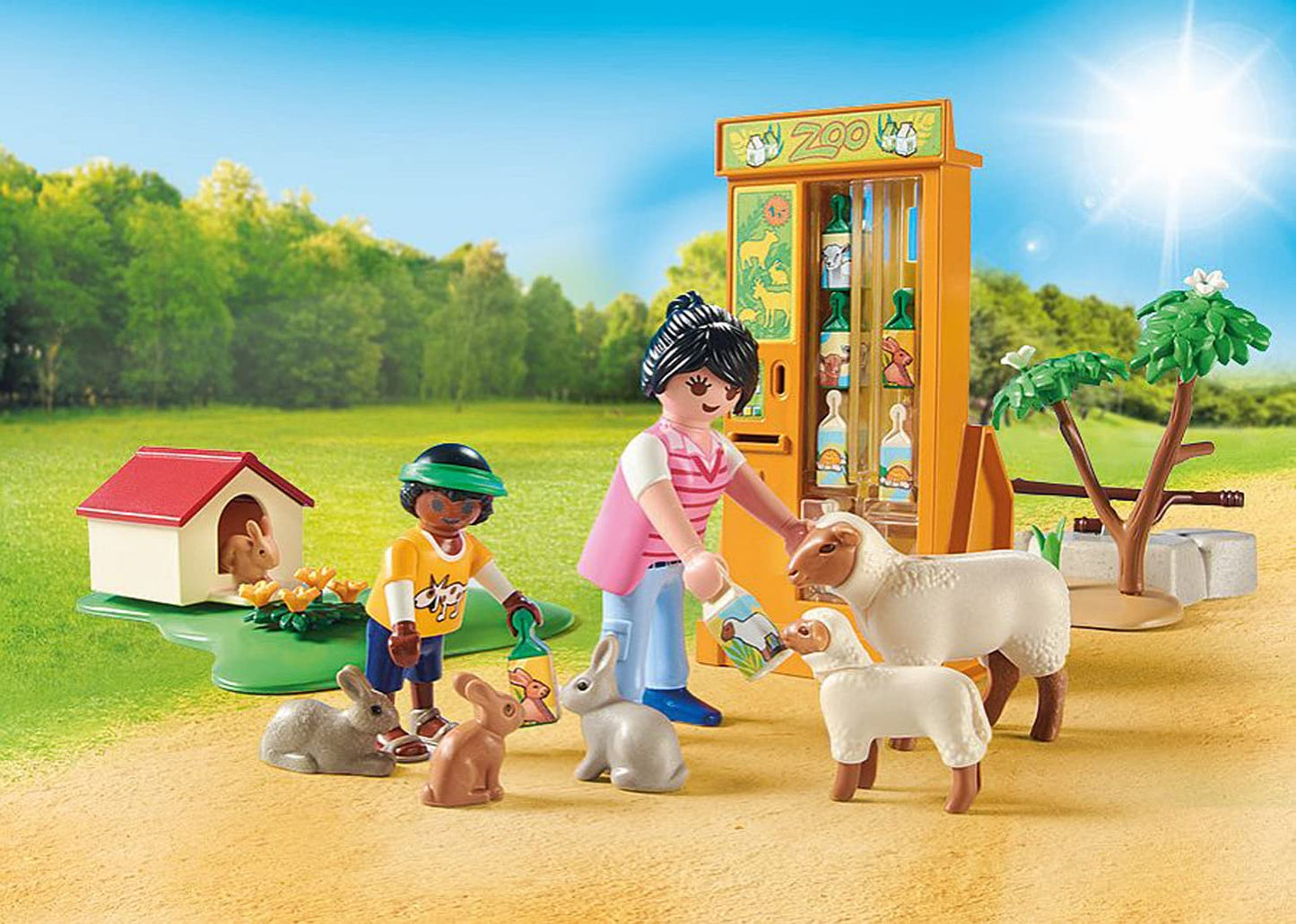 Playmobil Family Fun 71191 - Animalele de la Zoo