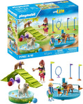 PLAYMOBIL 71745 Teren de joaca pentru caini, 4+ ani