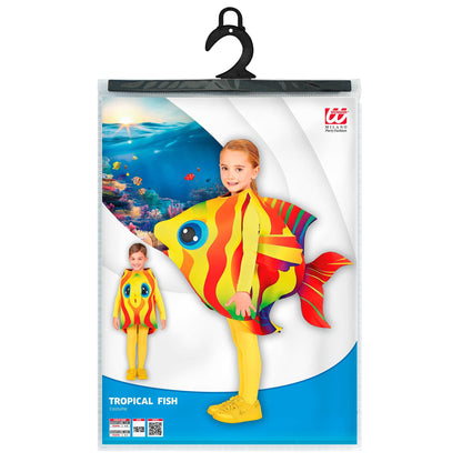 Costum unisex peste tropical, Widmann, Multicolor, marimi 116 cm - 128 cm