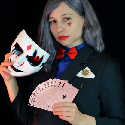 YuZhou Cărți de joc poker Rose Gold, impermeabile