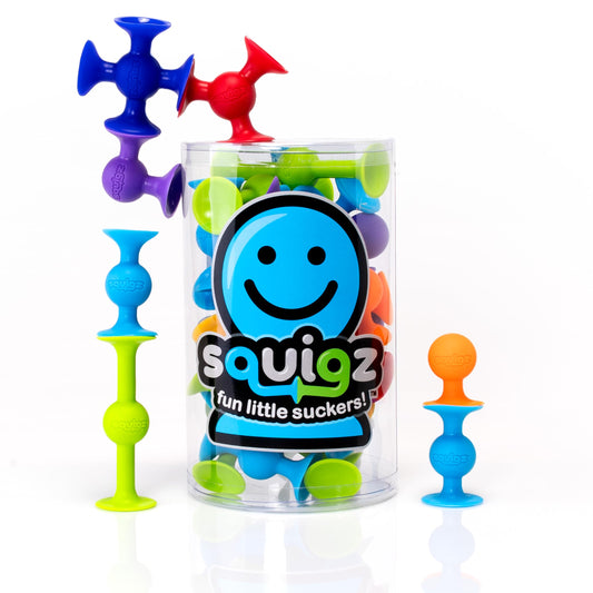 Fat Brain Squigz Starter Set de joacă cu ventuze 22 piese pentru preșcolari de la 3 ani