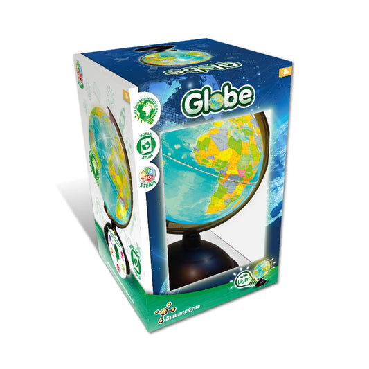 Science4you Glob pământesc iluminat cu atlas, 8+ ani