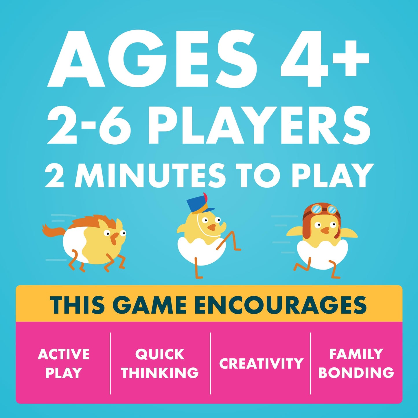 Exploding Kittens Hurry Up Chicken Butt, 4+ ani
