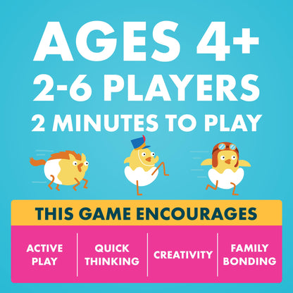 Exploding Kittens Hurry Up Chicken Butt, 4+ ani