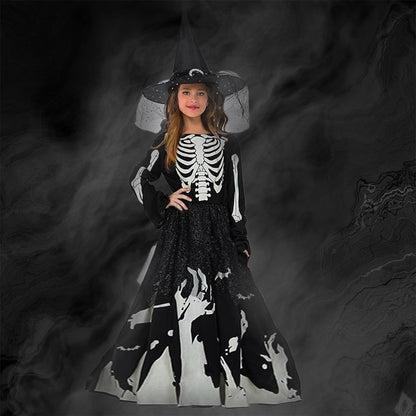 YeahBoom Costum Schelet Halloween pentru Fete