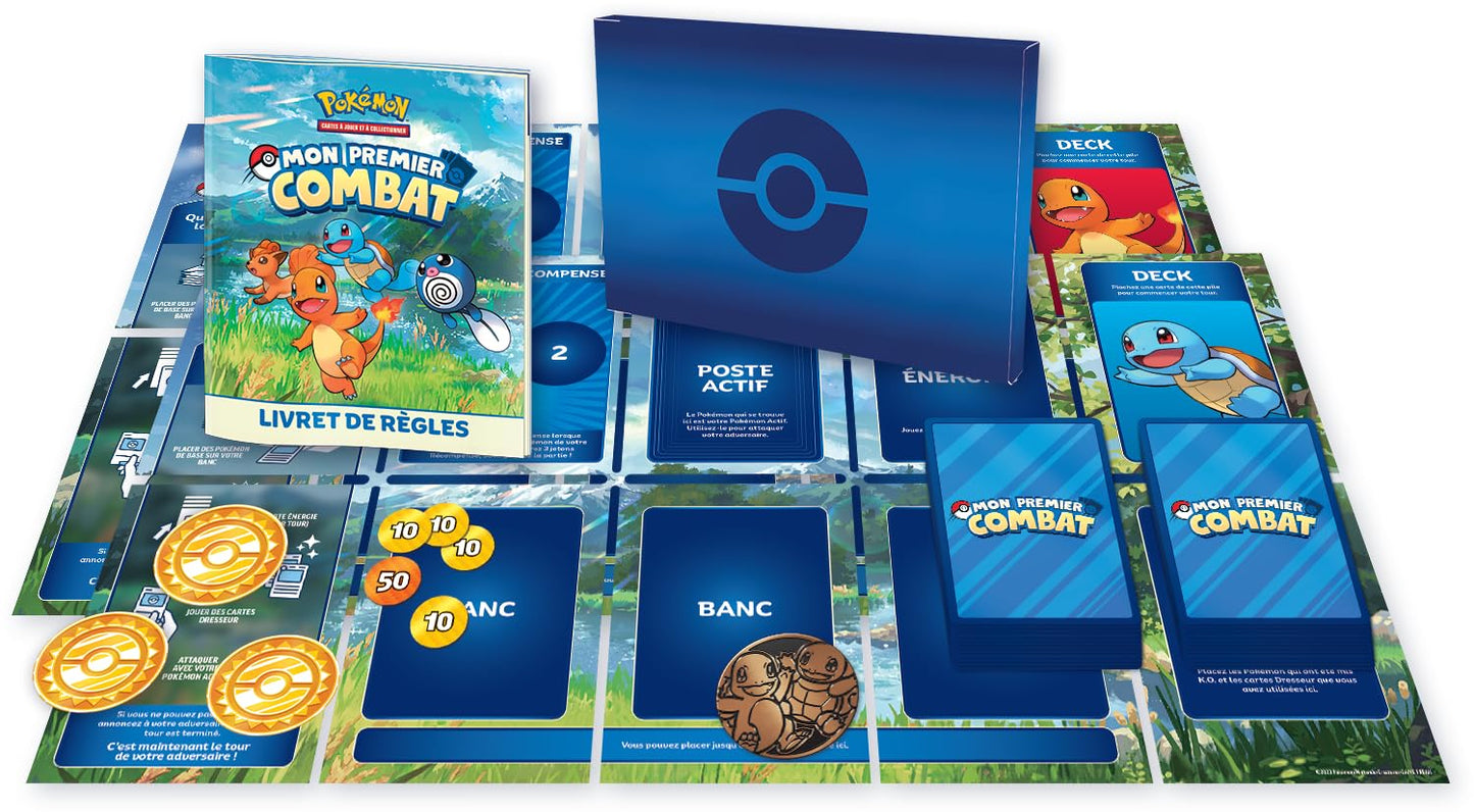Pokémon Salamèche și Carapuce Set de start Pokémon TCG cu 2 mini-deck-uri gata de joc