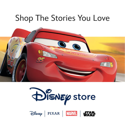 Disney Store Lightning McQueen Set de jucărie auto cu telecomandă 15 cm, 2,4 GHz, mișcare în patru direcții, de la 3 ani