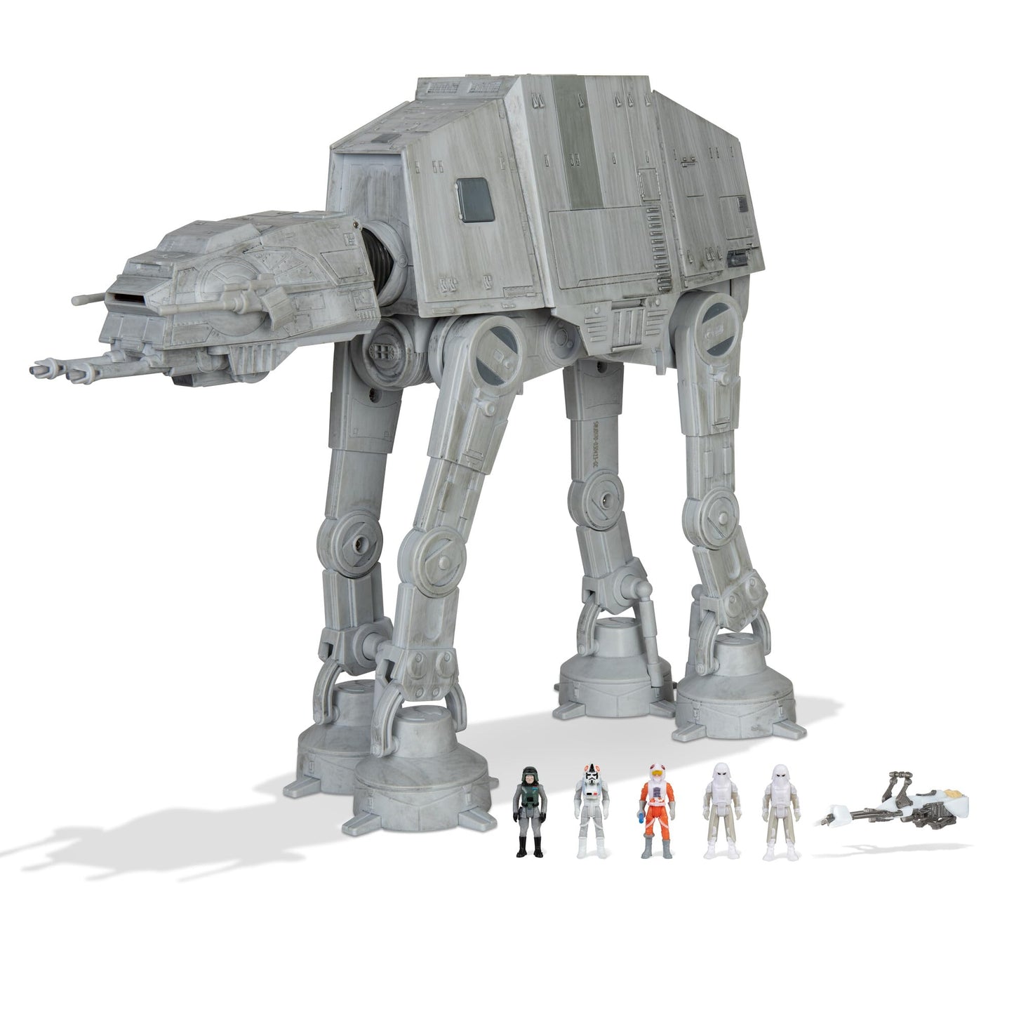 Star Wars Micro Galaxy Squadron AT-AT Vehicul 25cm, lumina
