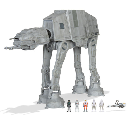 Star Wars Micro Galaxy Squadron AT-AT Vehicul 25cm, lumina