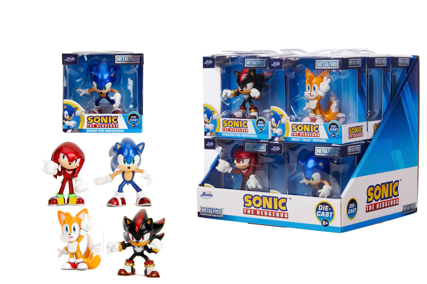 Jada Figurina metal Sonic the Hedgehog, 6,5 cm, 8+ ani