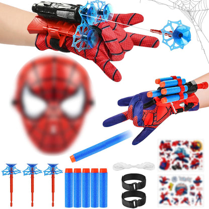JIASHA Set 2 lansatoare mănuși Spiderman cosplay