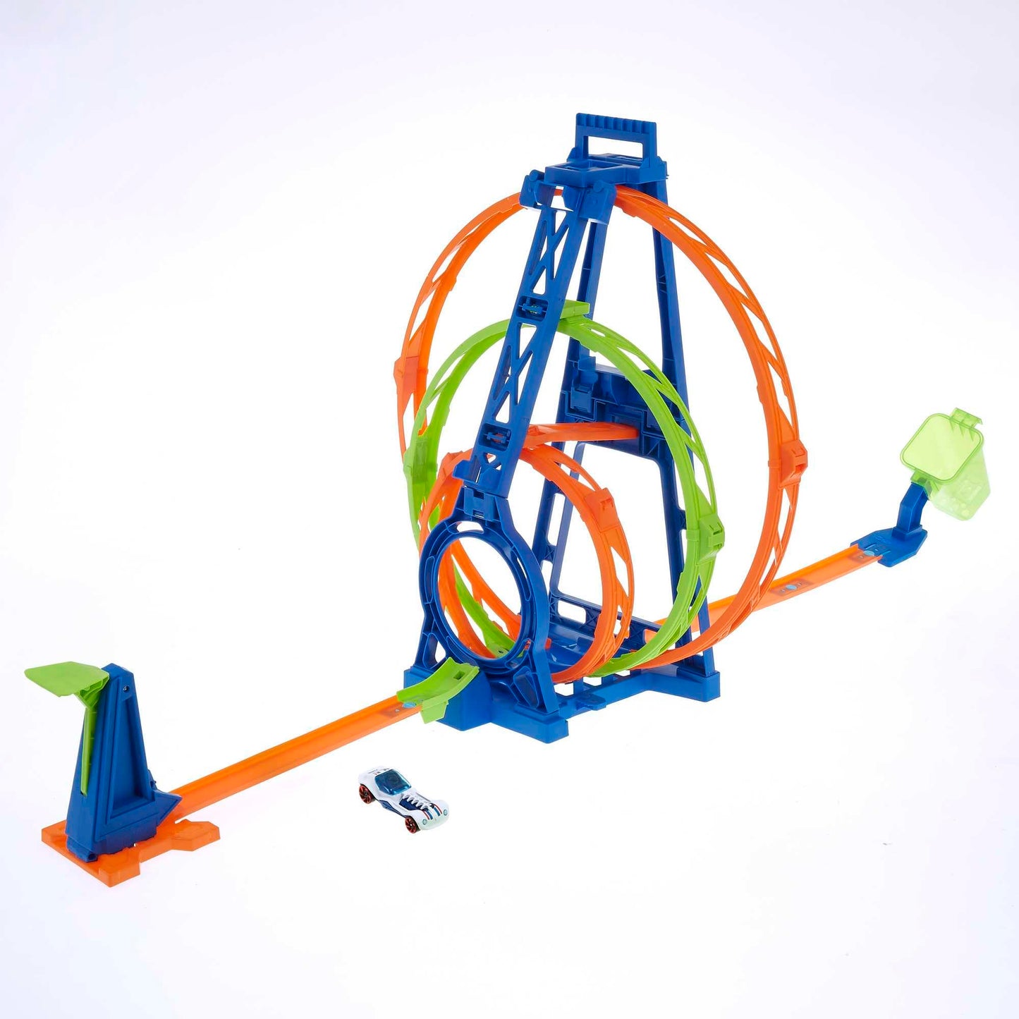 Hot Wheels HMX38 Circuit Triple Looping, 6+ ani