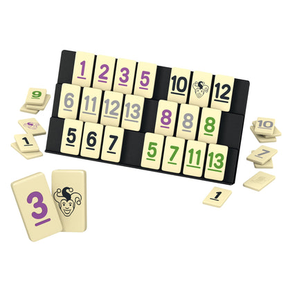 Schmidt Spiele 49282 - Classic Line MyRummy, Joc de Plăci cu Piese Mari