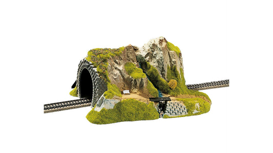NOCH Tunel machetă feroviară H0 1:87, colorat manual, 34×27 cm