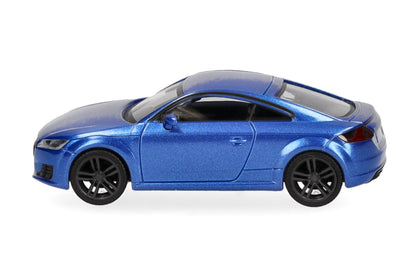 Herpa Audi TT Coupé, Miniatur 1:87, Sammlerstück, Made in Germany, Plastic, Culoare: arablau/Kristalleffekt