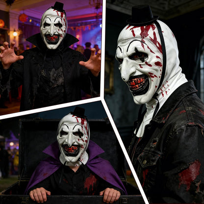 SINSEN Mască Terrifier Art Clovn, latex, adulți