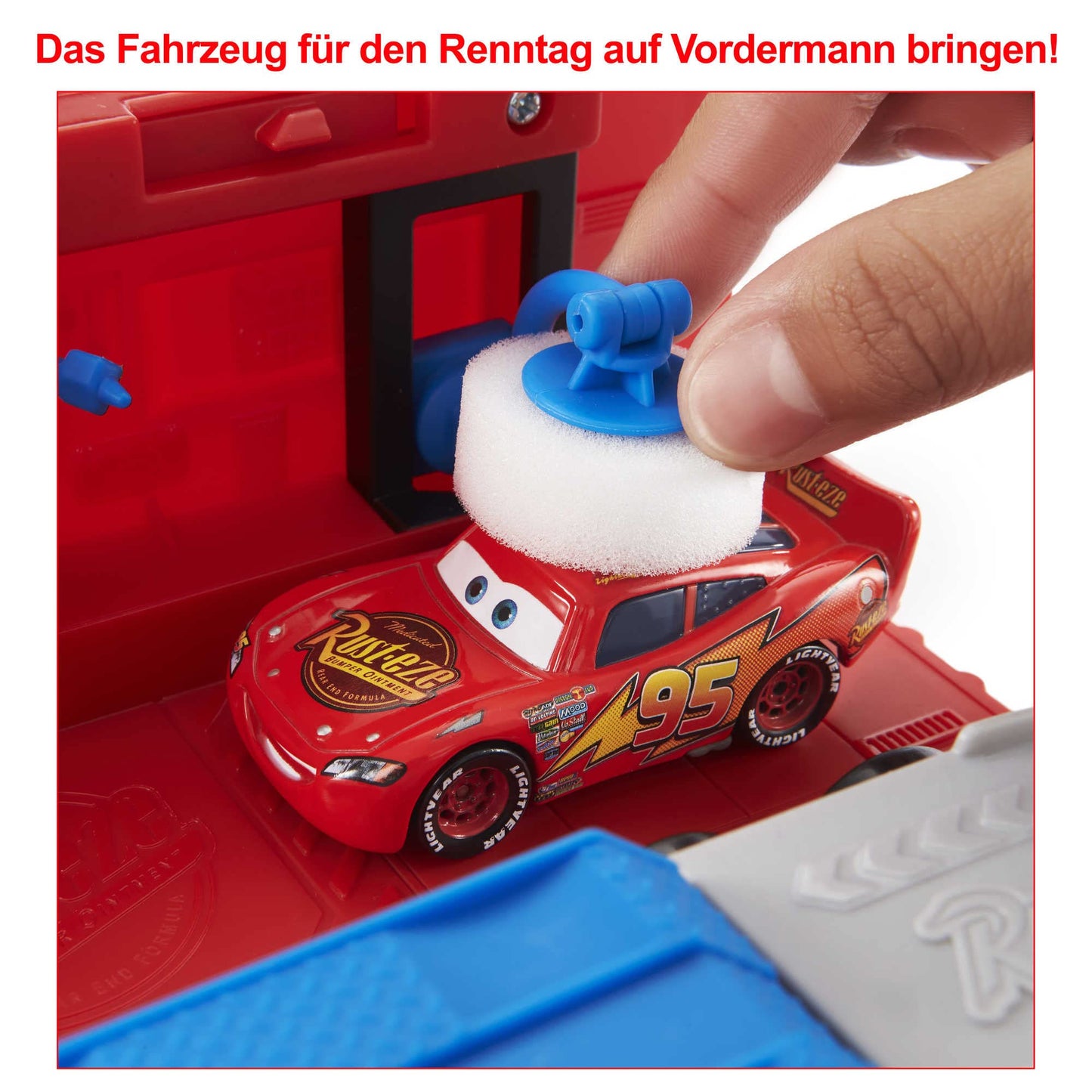 Mattel Cars Mack Camion 2-in-1 si statie tuning, 4+ ani