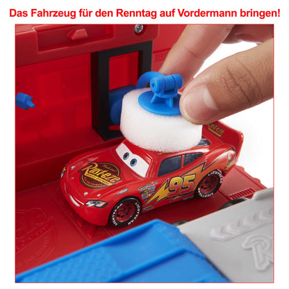 Mattel Cars Mack Camion 2-in-1 si statie tuning, 4+ ani