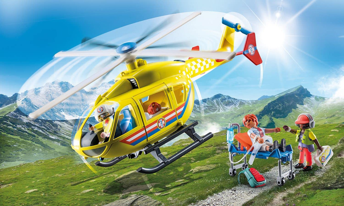Playmobil City Life 71203 Elicopter de salvare, 4+ ani