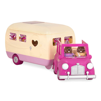 Li'l Woodzeez 61166Z Set Rulotă, 13 piese, 3+ ani