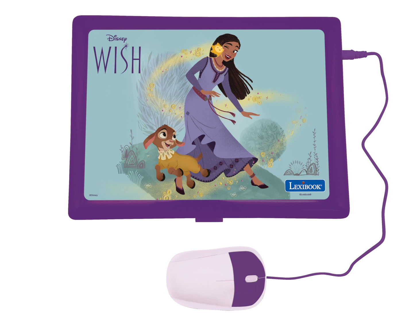 Lexibook Laptop educativ Disney Wish, bilingv EN/FR