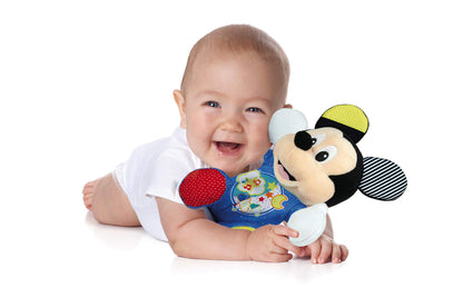 Clementoni Mickey Mouse Pluș interactiv lumini și sunete, 3+ luni