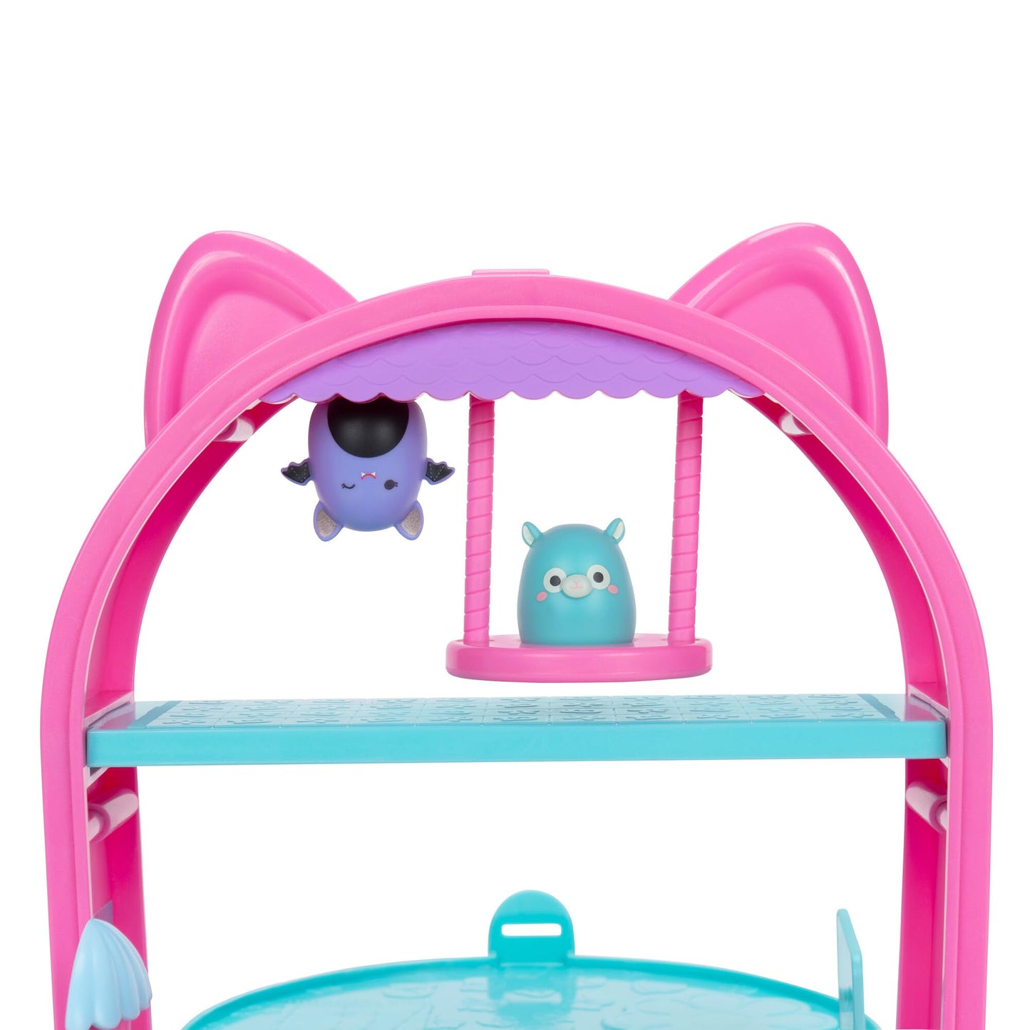 Squish-a-longs SQAL0037 Set de joacă portabil Party Pack cu 3 figurine Mini-Squish de 2,5 cm și 9 accesorii de mobilier pentru colecționat și schimbat de la Squishmallows de la 6 ani