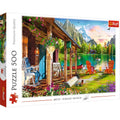 Trefl Puzzle Cabana în Munți, 500 piese, 10+ ani