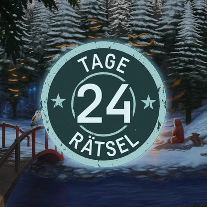 Kosmos 685348 EXIT Joc Advent Calendar Magia Crăciunului cu 24 de puzzle-uri captivante Escape Game Advent Calendar