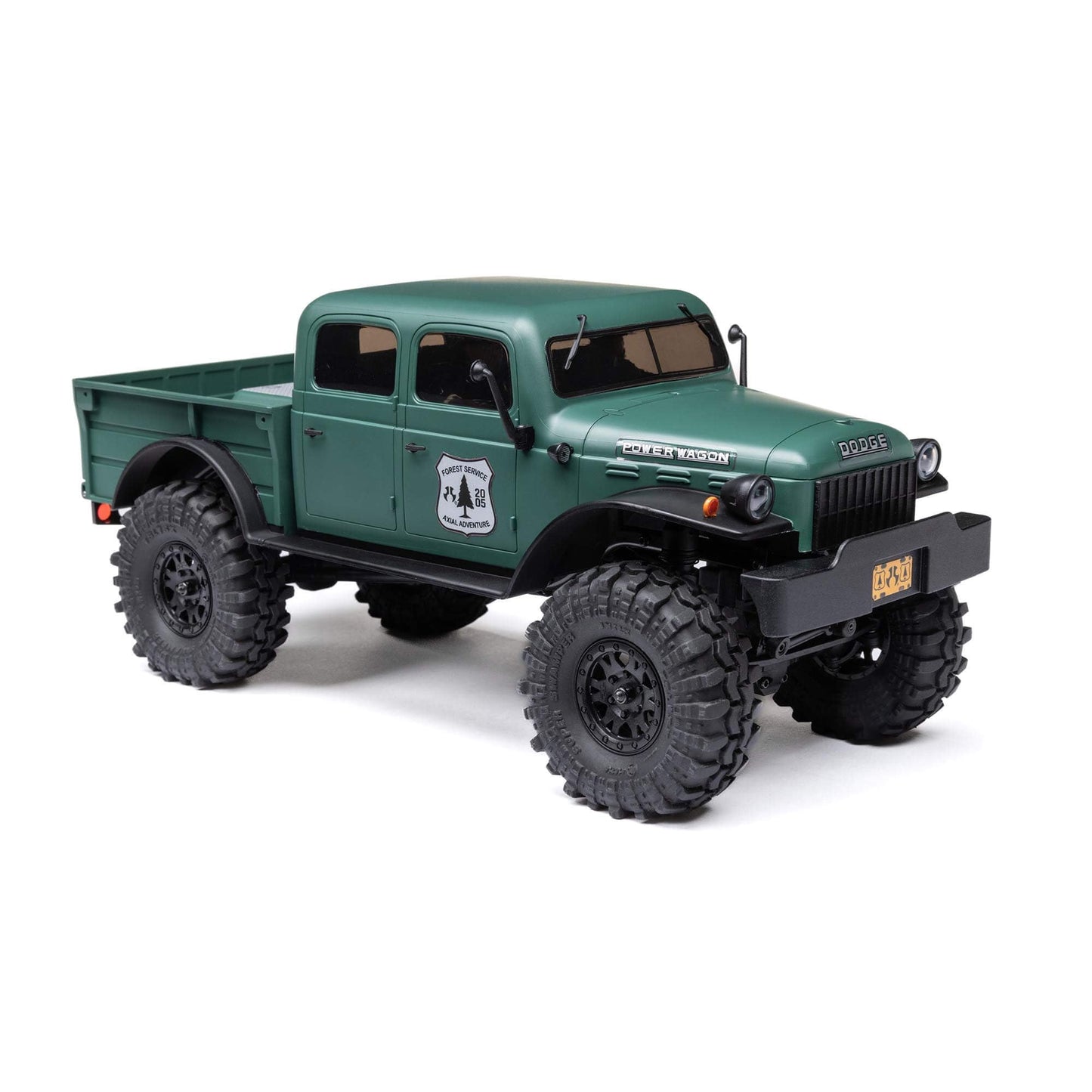 Camion RC Axial SCX24 Dodge Power Wagon 40's 4-Uși Verde 1/24 4x4 RTR AXI00007T2