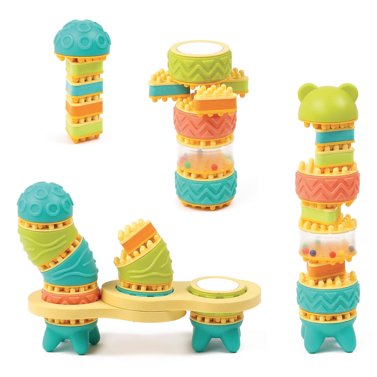 LUDI Picotons Set construcție 20 piese, 10+ luni