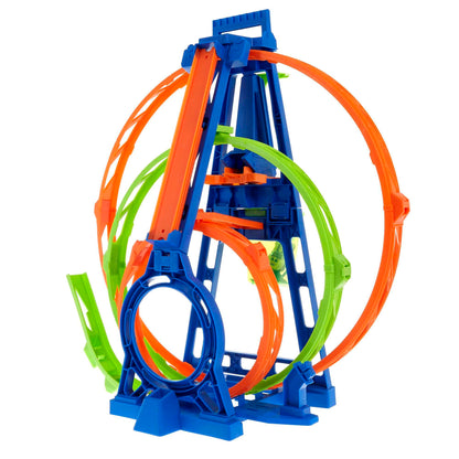Hot Wheels HMX38 Circuit Triple Looping, 6+ ani