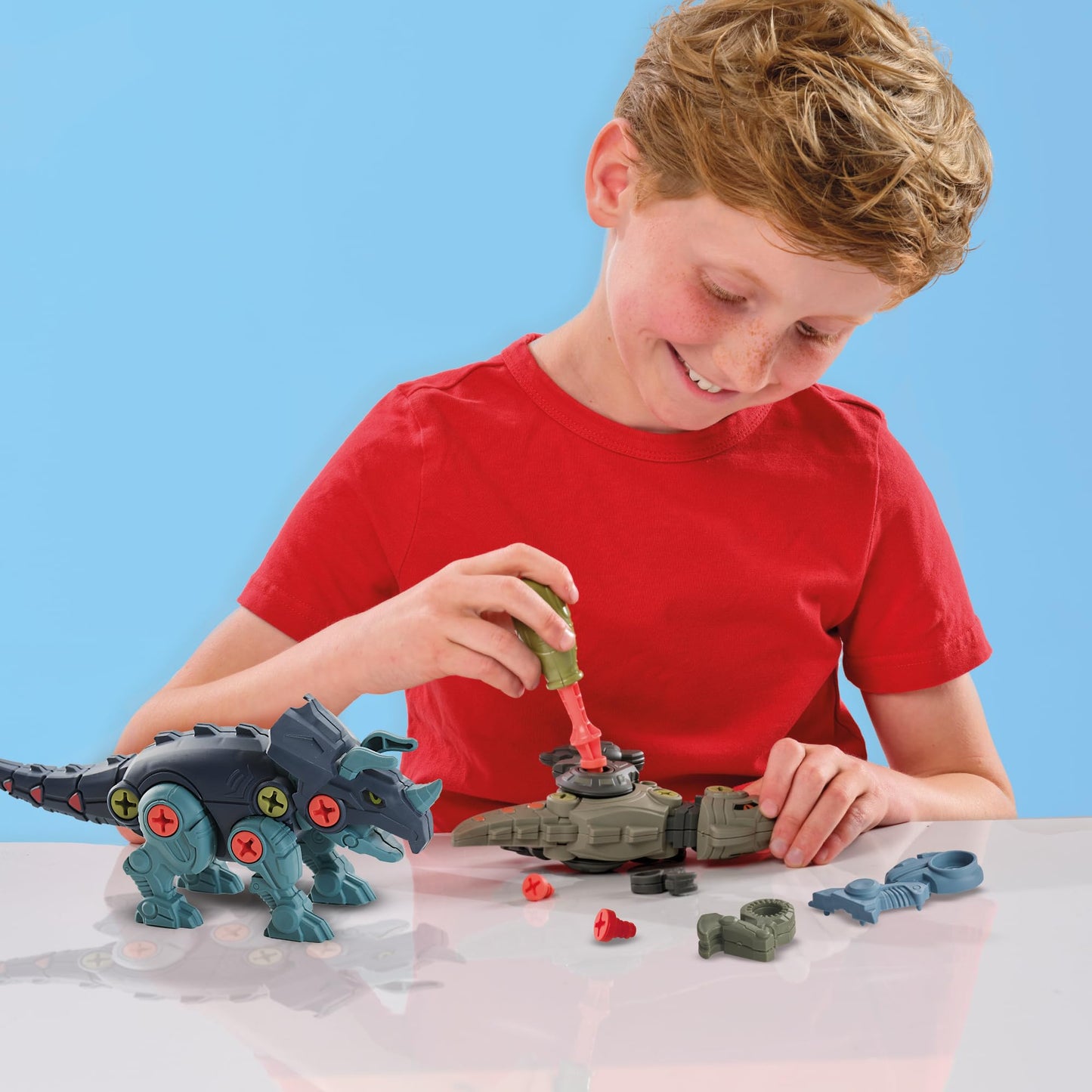 SES Creative 14291 Set Construcție Dino, 35 piese