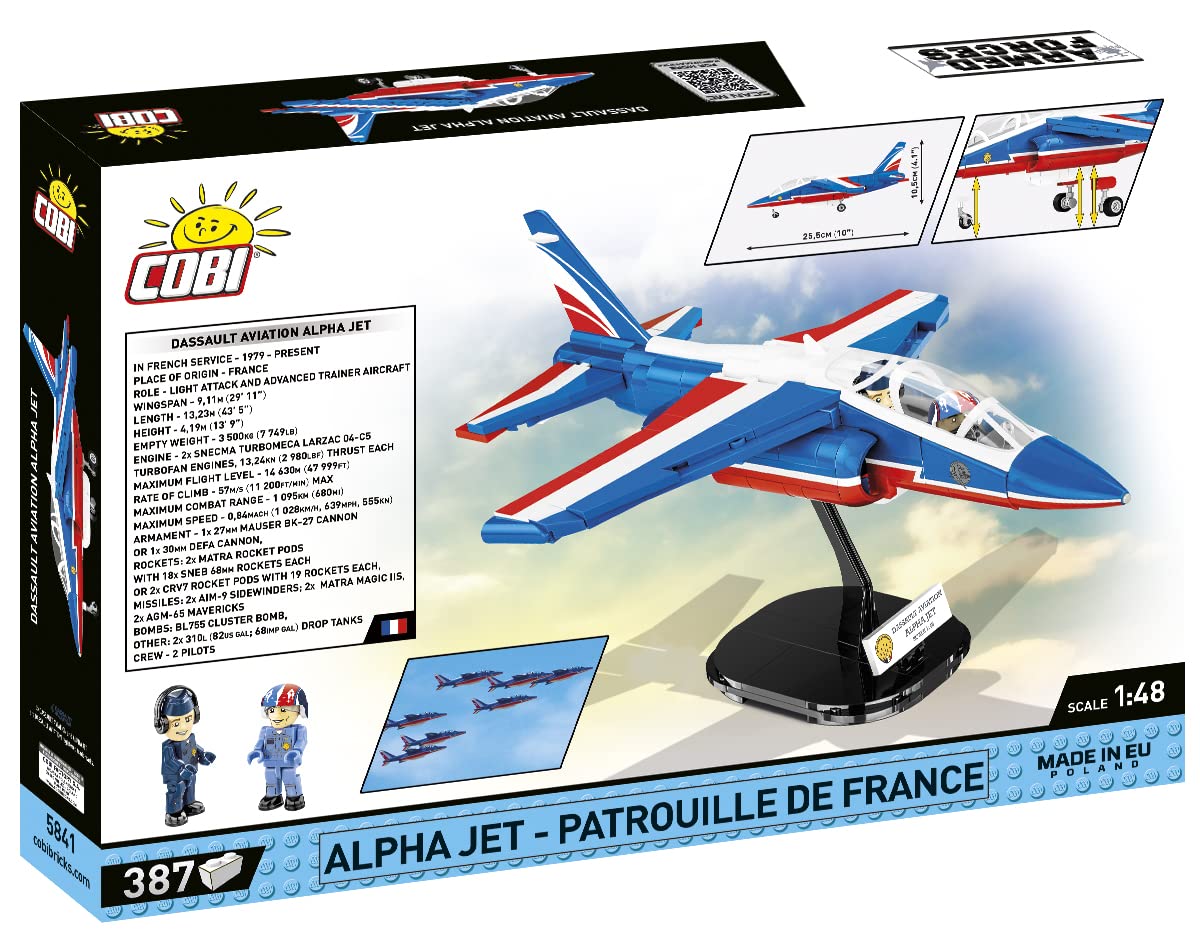 Alpha Jet - Patrouille De France - seturi constructie