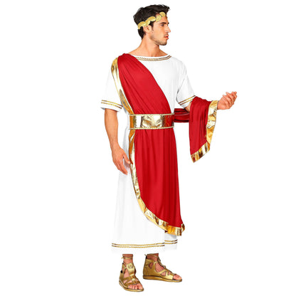 W WIDMANN MILANO Party Fashion Costum Împărat Roman pentru adulți, mărimea L