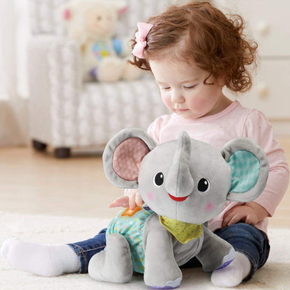 VTech Baby Elefant Interactiv Pluș, 9-36 luni