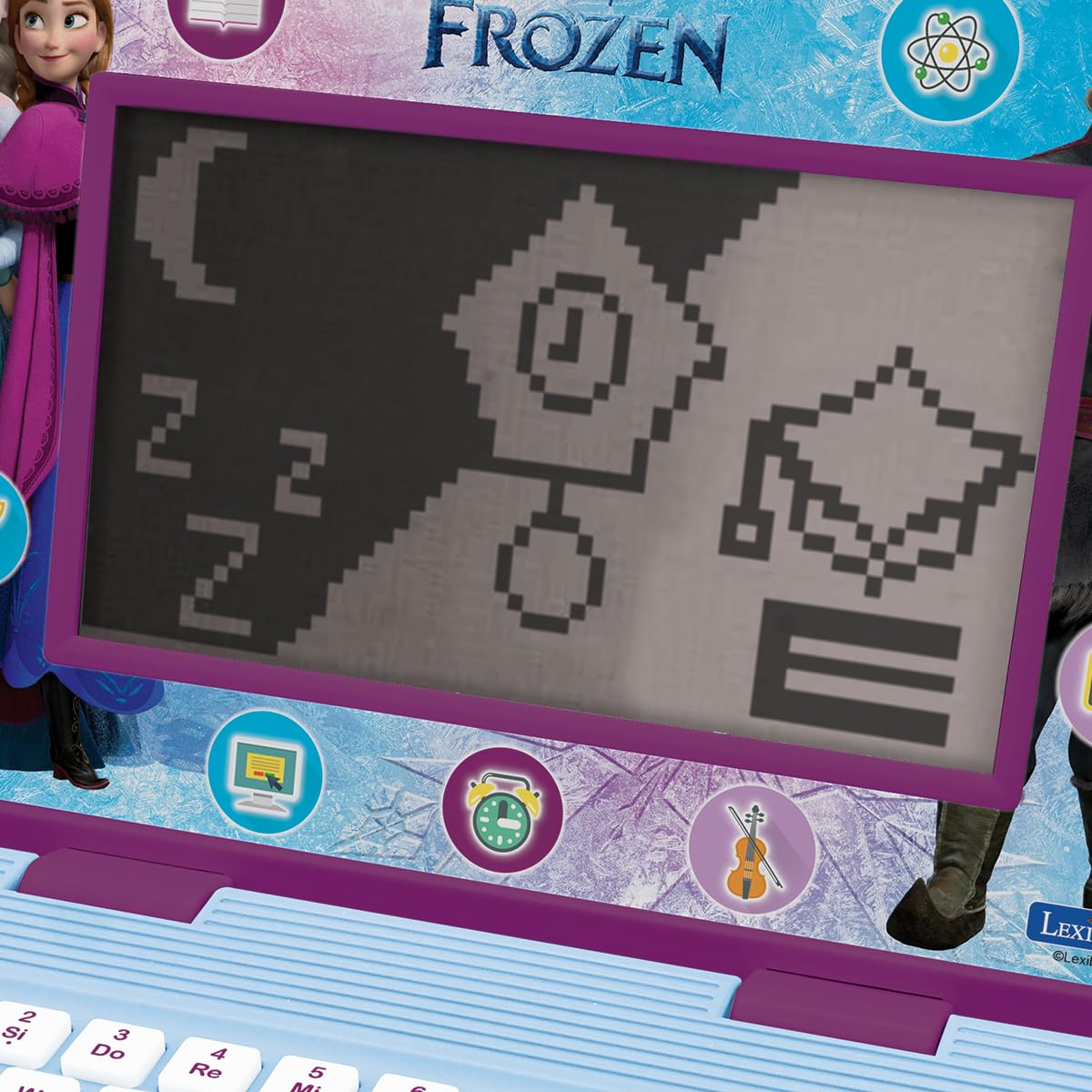 Lexibook Laptop educativ Frozen bilingv, 170 activități (DE)