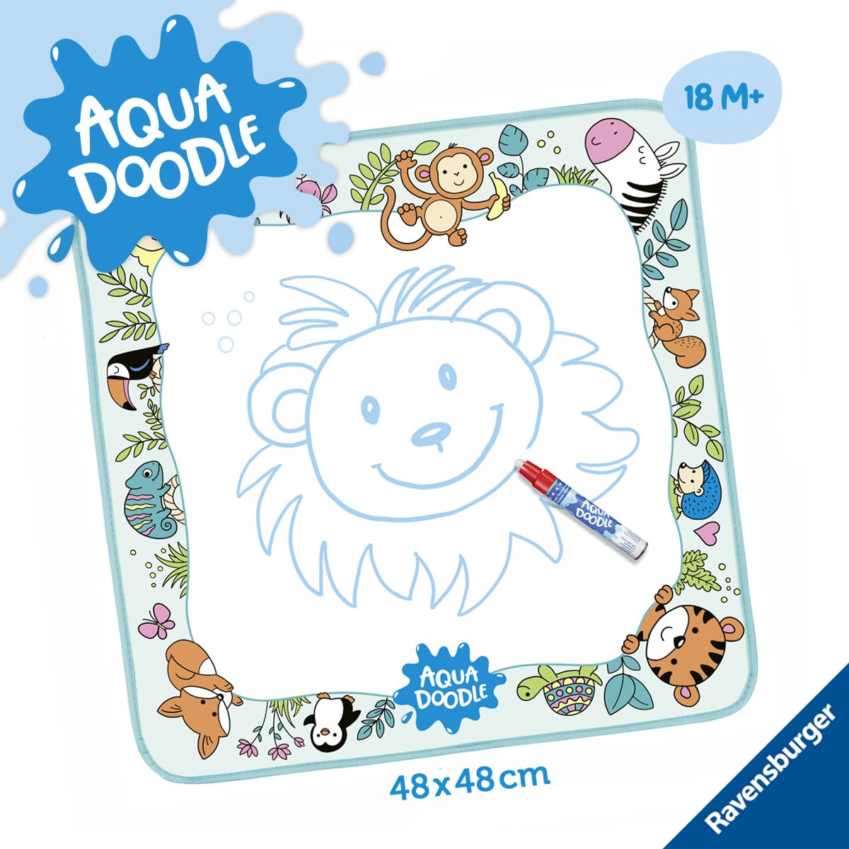 Ravensburger 4565 Aquadoodle Animals Set pictura, 18+ luni