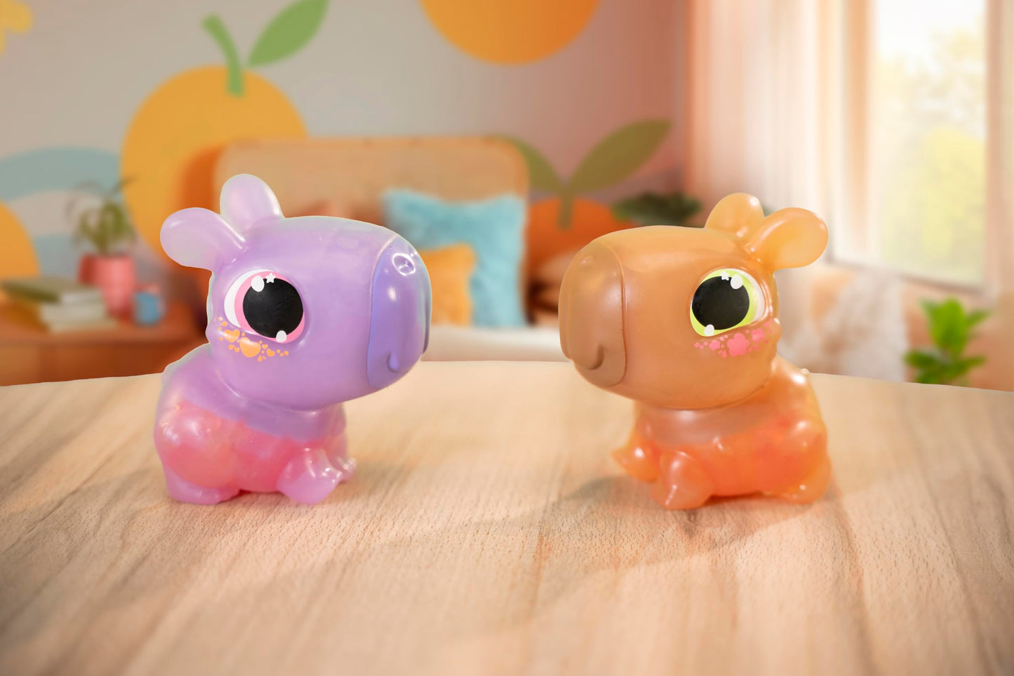 Animagic Let's Glo Capybara Jucărie pluș, 4+ ani