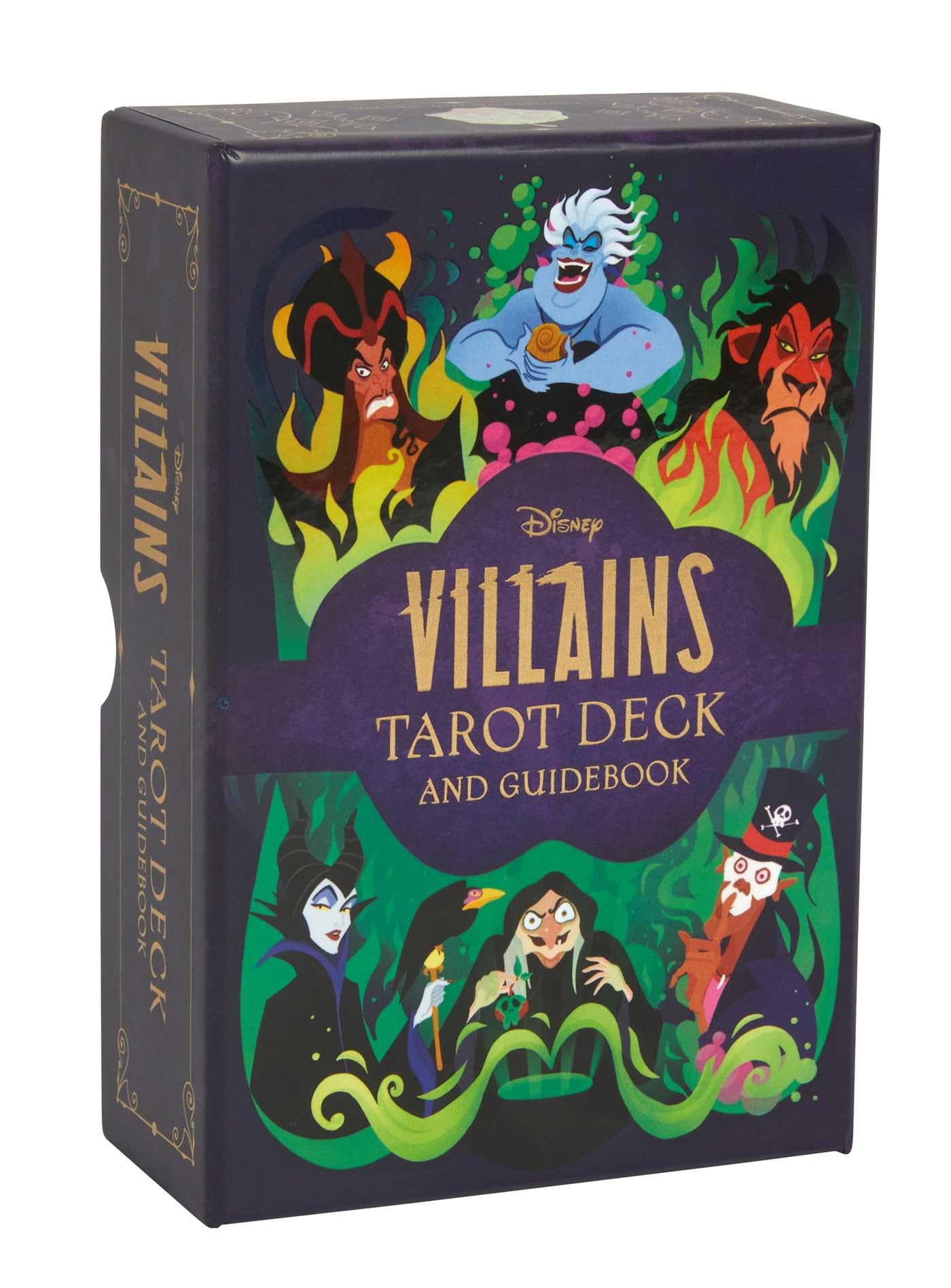 Deck de Tarot cu Răufăcători Disney și Ghid | Deck de Tarot cu Filme | Tarot din Cultura Pop
