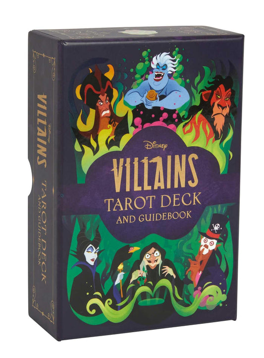 Deck de Tarot cu Răufăcători Disney și Ghid | Deck de Tarot cu Filme | Tarot din Cultura Pop
