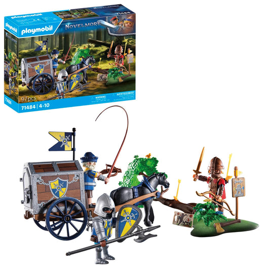PLAYMOBIL Novelmore Set de joacă cu cavaleri Bătălie periculoasă pentru aur 4+ ani