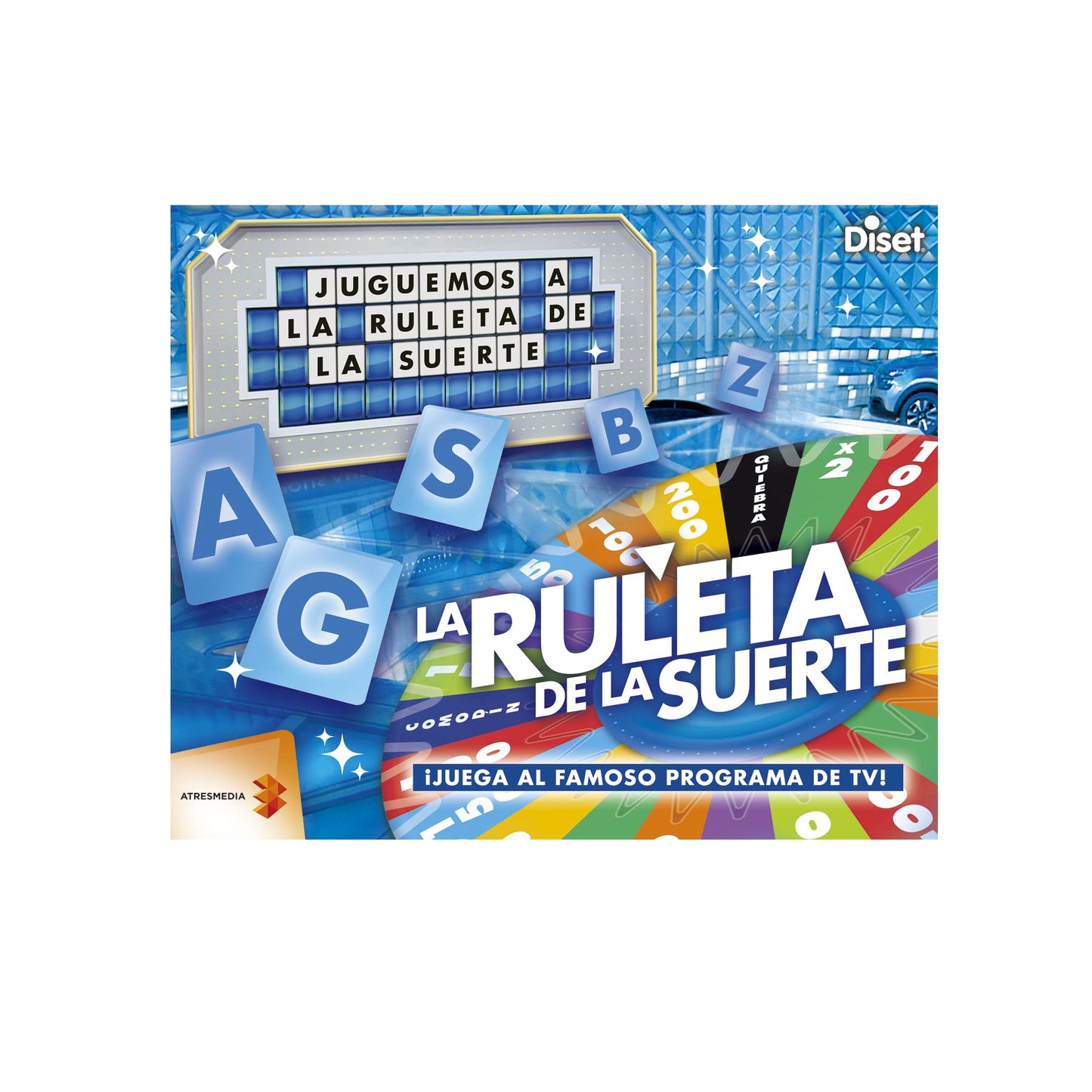 Roata Norocului - Joc de Masă pentru 2-4 Jucători, de la 12 Ani, Roșu  in Spaniola