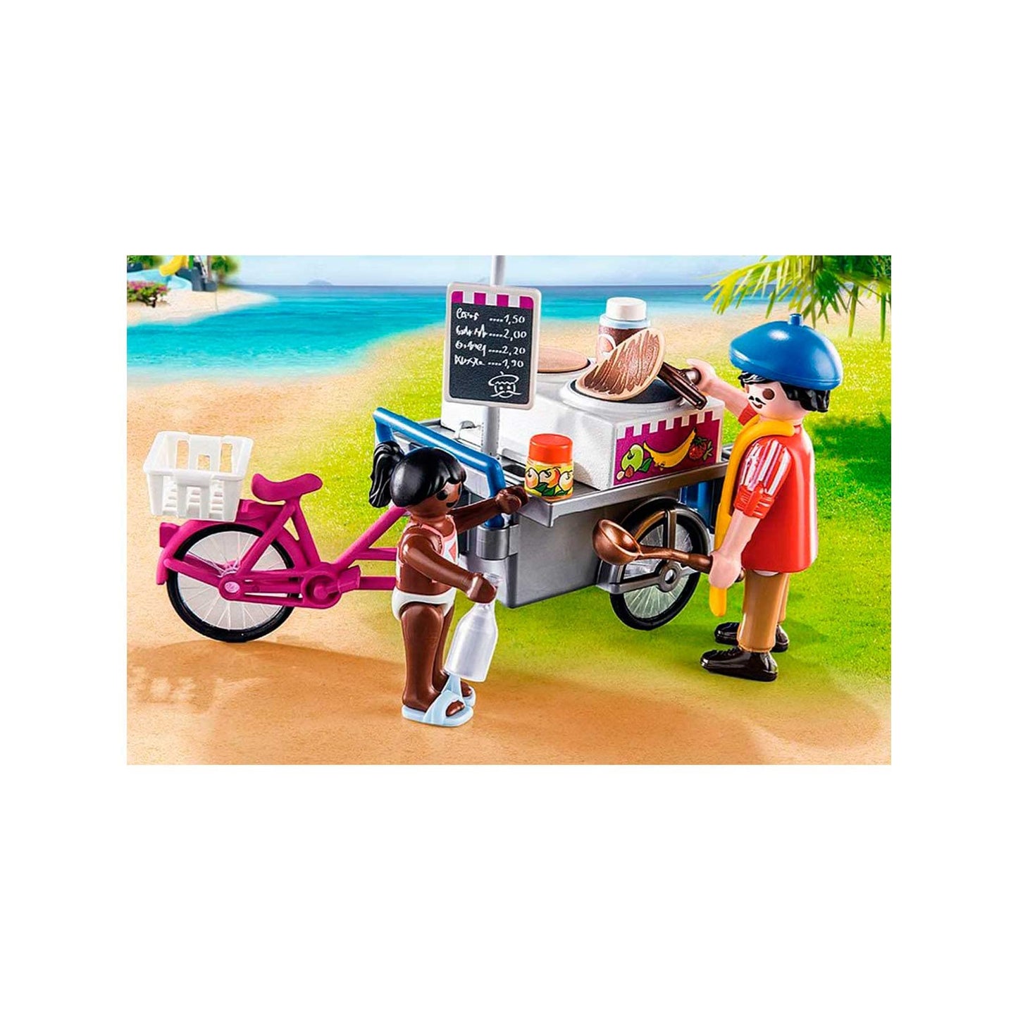 PLAYMOBIL 70614 Căruț vânzare clătite Family Fun, 44 piese