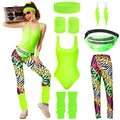HIQE-FL Set Accesorii Costum Ani '80 pentru Femei