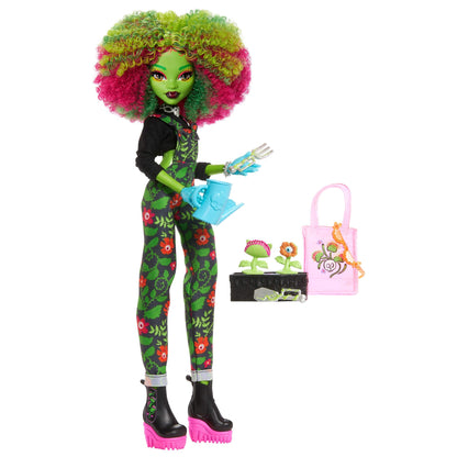 Monster High Fearbook Păpușă Venus McFlytrap cu accesorii Clubul Sub-Pământ 4+ ani