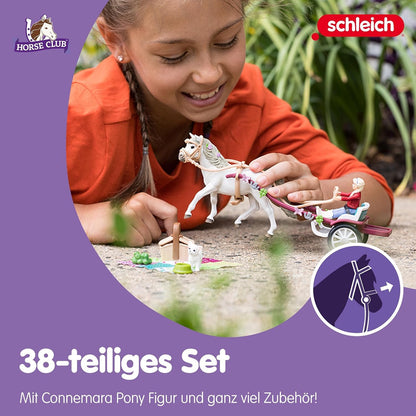 Schleich 42467 Horse Club Trăsură pentru Spectacol, 5+ ani