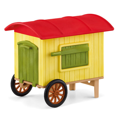 Schleich 42572 Farm World Fermă mobilă cu păsări, 3+ ani