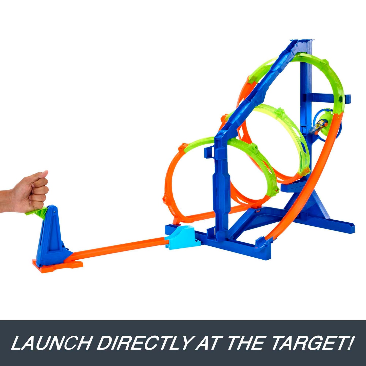 Hot Wheels HMX41 Pista Looping-Twister, 6+ ani